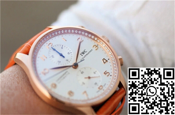 IWC Portuguese ZF Factory Orange Cowhide Strap