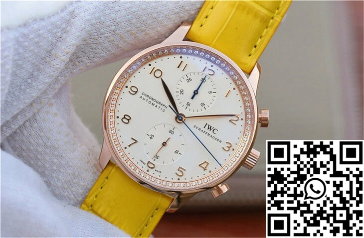 IWC Portuguese ZF Factory Yellow Cowhide Strap