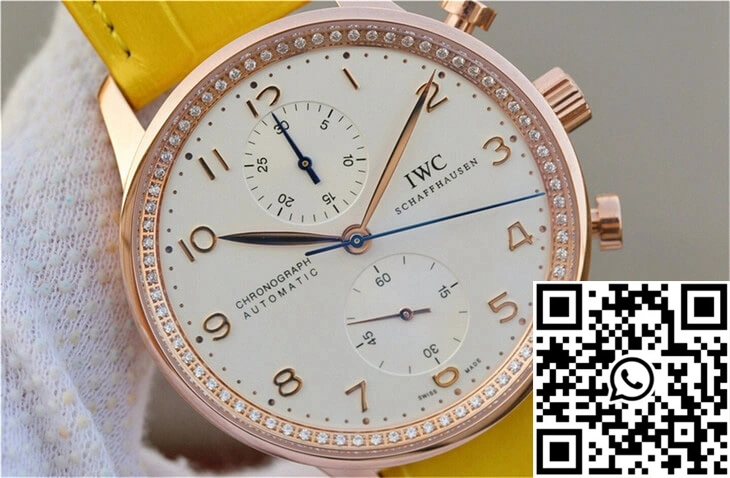 IWC Portuguese ZF Factory Yellow Cowhide Strap
