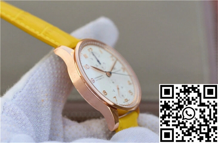 IWC Portuguese ZF Factory Yellow Cowhide Strap