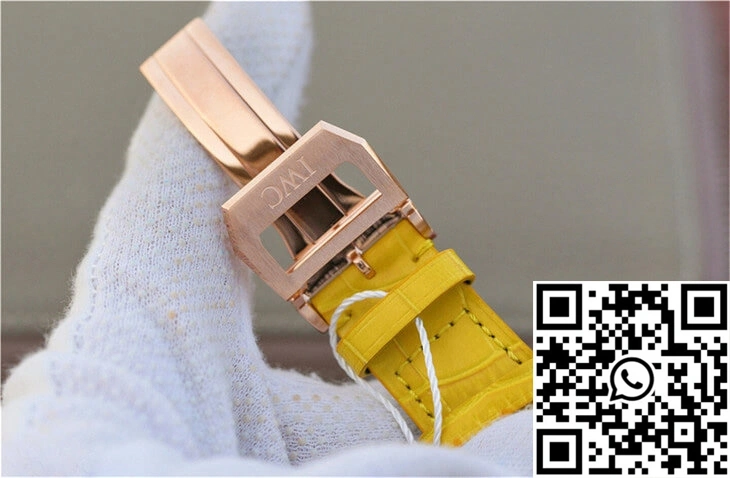 IWC Portuguese ZF Factory Yellow Cowhide Strap