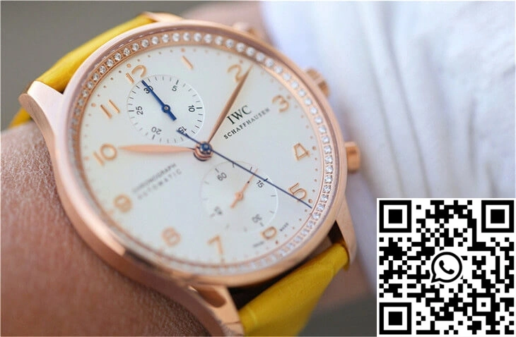 IWC Portuguese ZF Factory Yellow Cowhide Strap