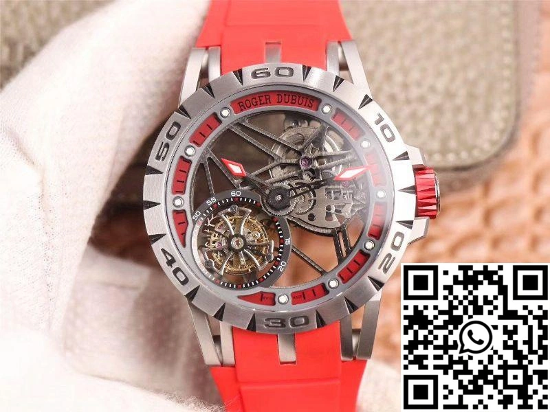 JB Factory Roger Dubuis Excalibur Spider Carbon Skeleton Flying Tourbillon RDDBEX0572 Transparent Version