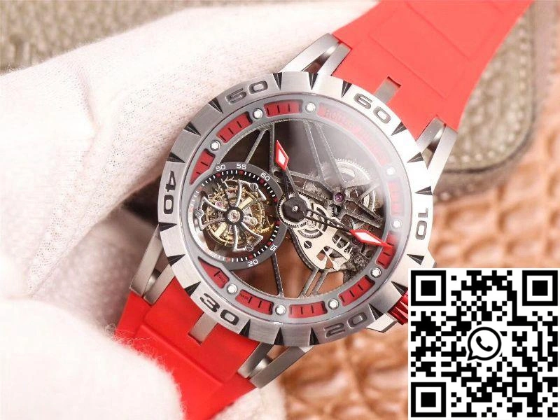 JB Factory Roger Dubuis Excalibur Spider Carbon Skeleton Flying Tourbillon RDDBEX0572 Transparent Version