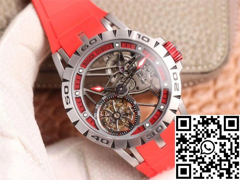 JB Factory Roger Dubuis Excalibur Spider Carbon Skeleton Flying Tourbillon RDDBEX0572 Transparent Version