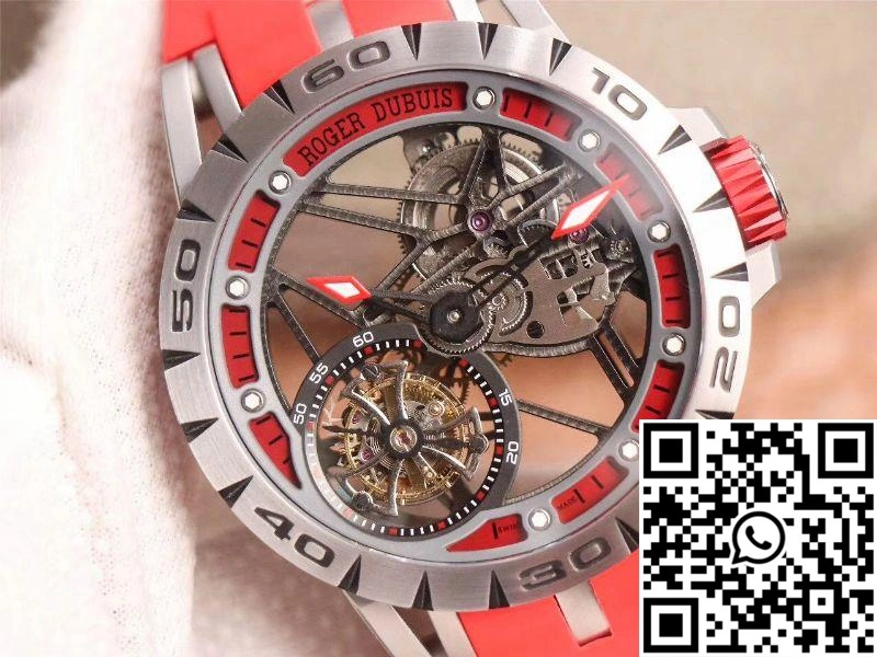 JB Factory Roger Dubuis Excalibur Spider Carbon Skeleton Flying Tourbillon RDDBEX0572 Transparent Version