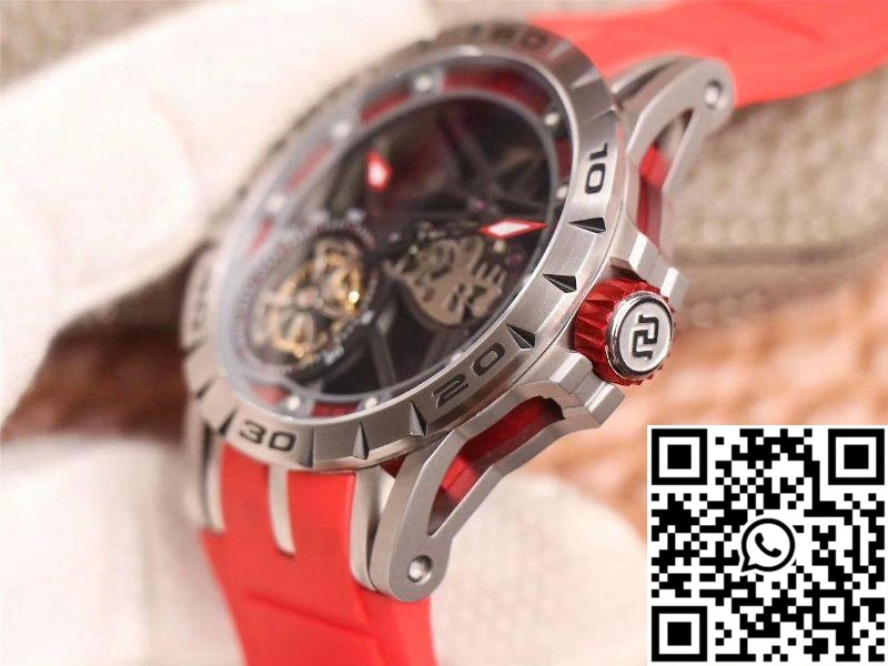 JB Factory Roger Dubuis Excalibur Spider Carbon Skeleton Flying Tourbillon RDDBEX0572 Transparent Version