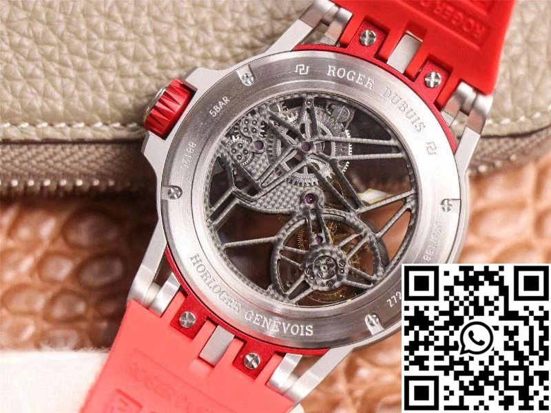 JB Factory Roger Dubuis Excalibur Spider Carbon Skeleton Flying Tourbillon RDDBEX0572 Transparent Version