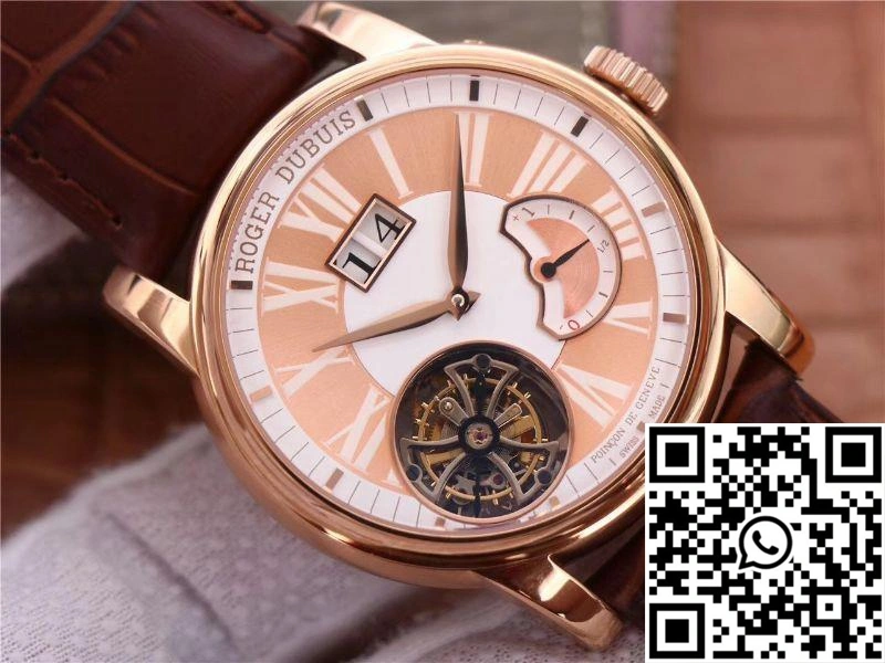 JB Factory Roger Dubuis Hommage Flying Tourbillon RDDBHO0568 Pink