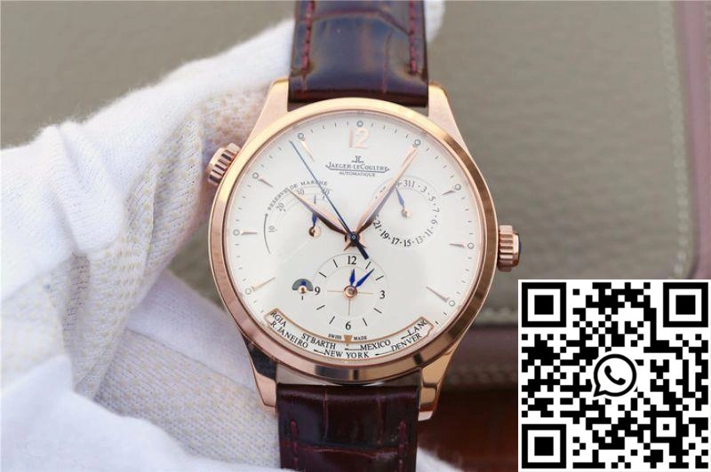 Jaeger-LeCoultre Master Calendar 1428421 Rose Gold White Dial
