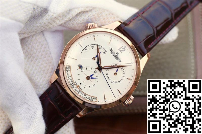 Jaeger-LeCoultre Master Calendar 1428421 Rose Gold White Dial