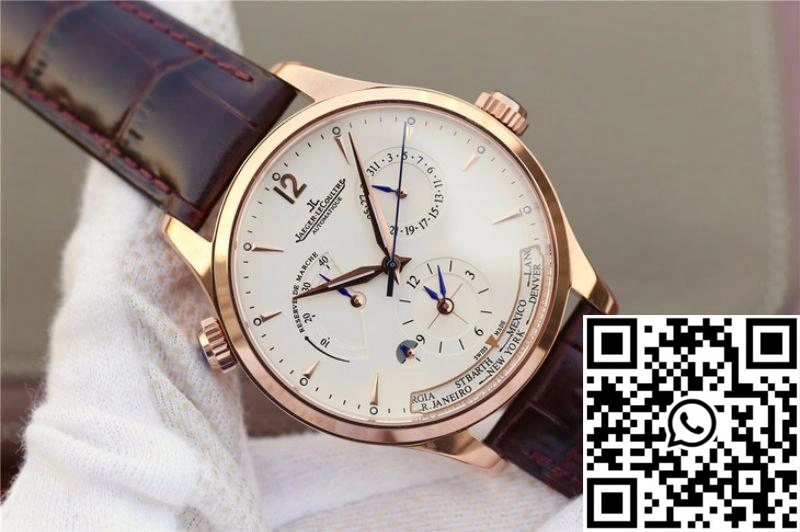 Jaeger-LeCoultre Master Calendar 1428421 Rose Gold White Dial