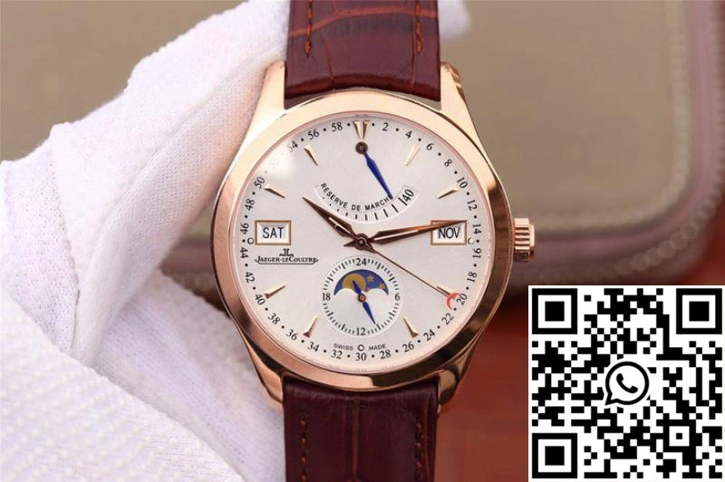 Jaeger-LeCoultre Master Calendar Q151242A Rose Gold Silver Dial