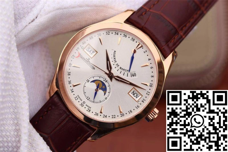 Jaeger-LeCoultre Master Calendar Q151242A Rose Gold Silver Dial