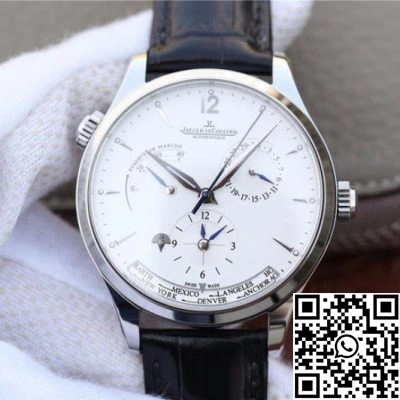 Jaeger-LeCoultre Master Geographic Steel 1428421 Silver Dial