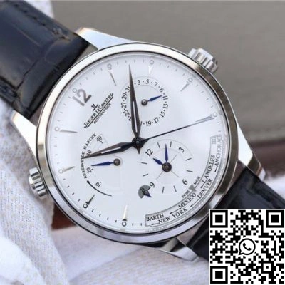 Jaeger-LeCoultre Master Geographic Steel 1428421 Silver Dial
