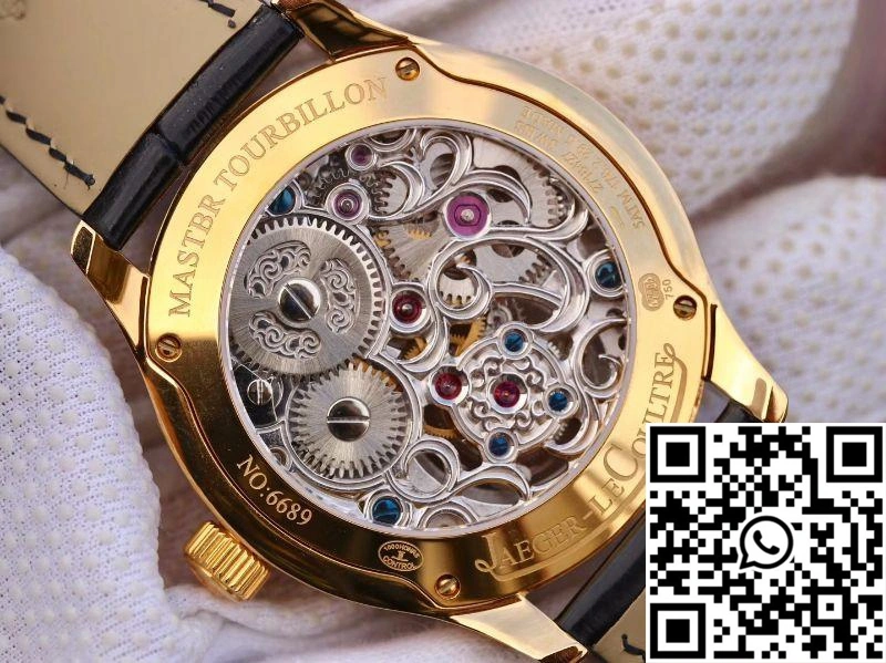Jaeger-LeCoultre Master Grande Tourbillon 18K Yellow Gold White Dial