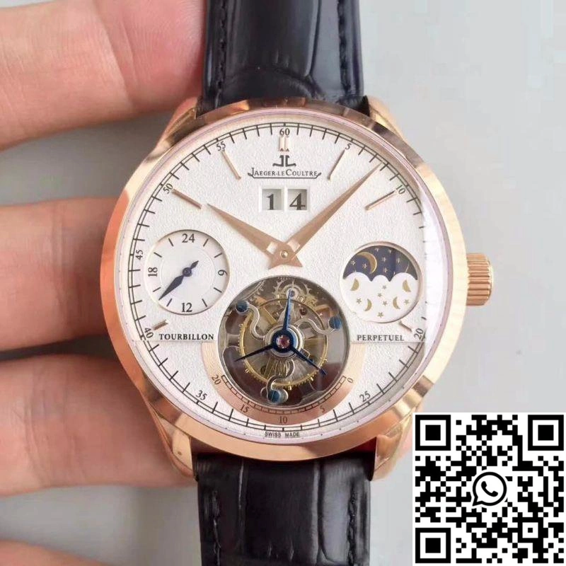 Jaeger-LeCoultre Master Grande Tradition Tourbillon Rose Gold White Dial