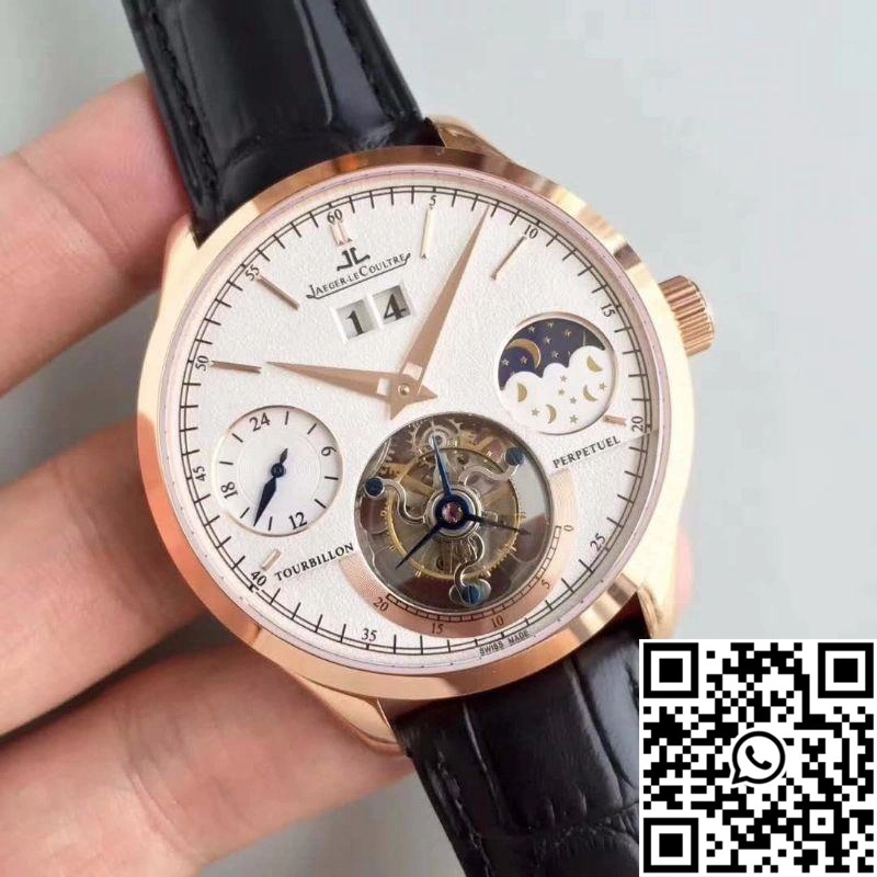 Jaeger-LeCoultre Master Grande Tradition Tourbillon Rose Gold White Dial