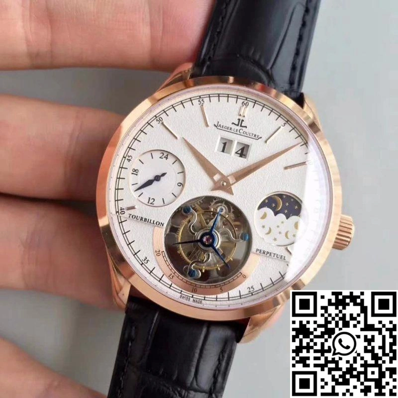 Jaeger-LeCoultre Master Grande Tradition Tourbillon Rose Gold White Dial