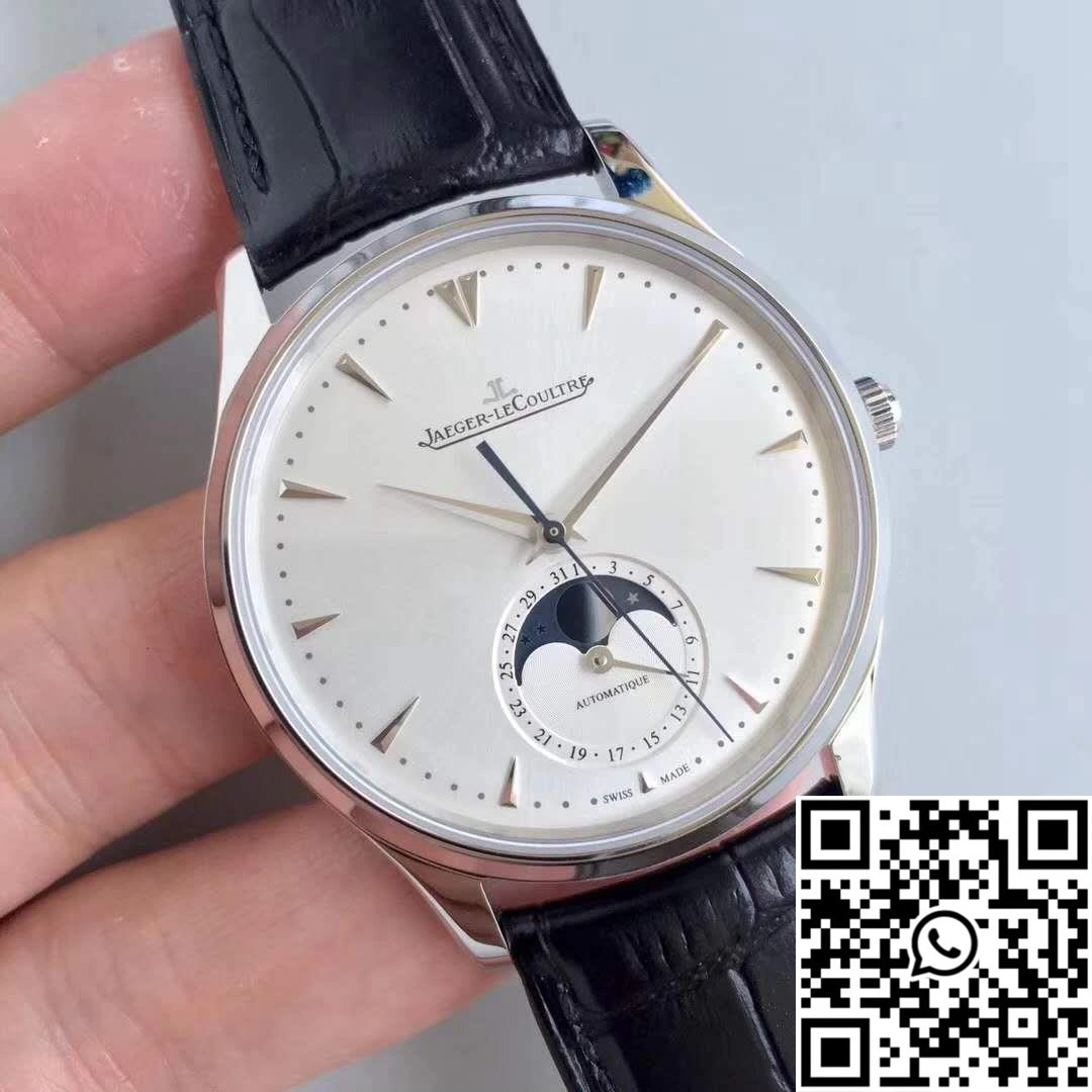Jaeger-LeCoultre Master Ultra Thin Moon 1368420 ZF Factory Silver Dial