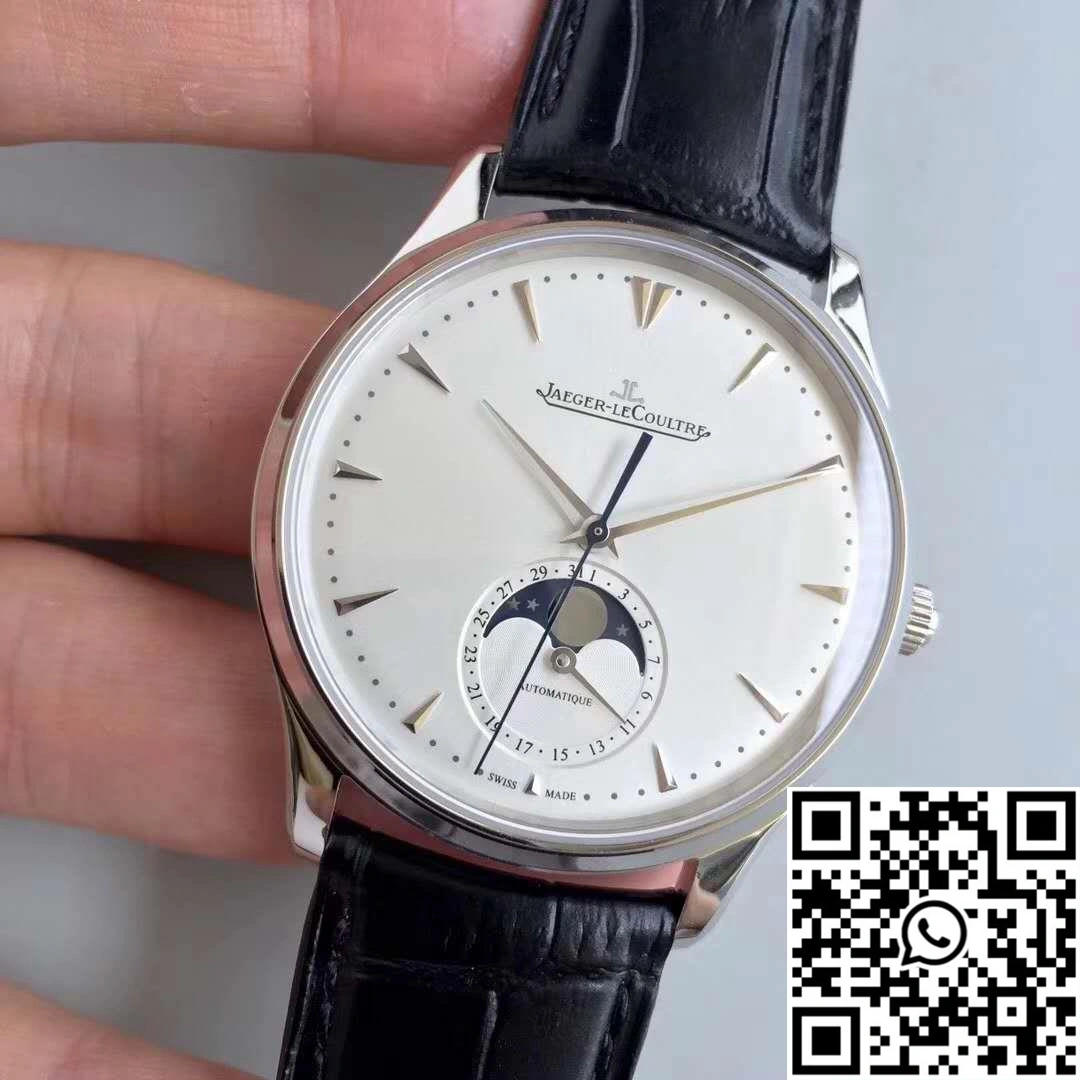 Jaeger-LeCoultre Master Ultra Thin Moon 1368420 ZF Factory Silver Dial