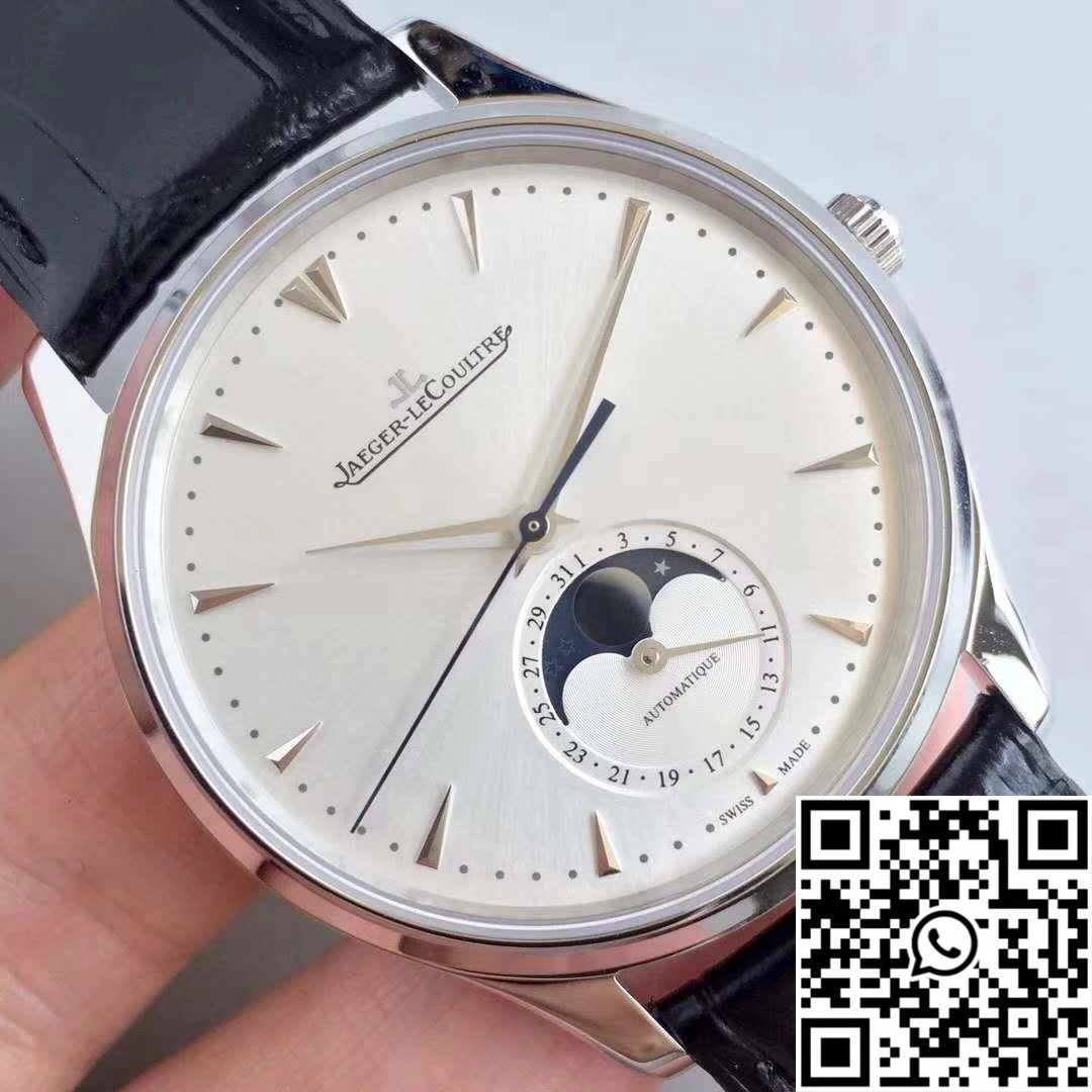 Jaeger-LeCoultre Master Ultra Thin Moon 1368420 ZF Factory Silver Dial