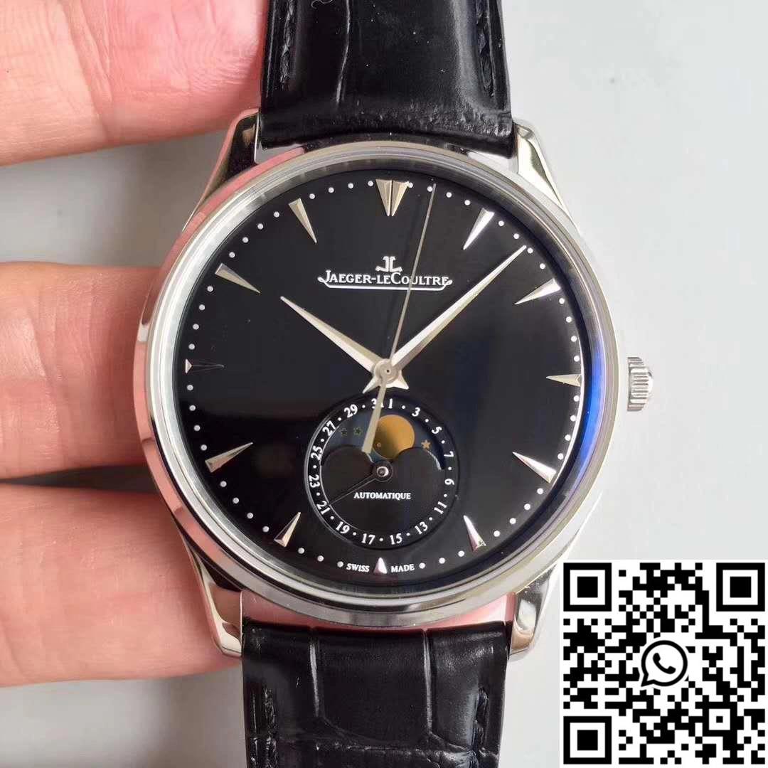 Jaeger-LeCoultre Master Ultra Thin Moon 1368470 ZF Factory Black Dial