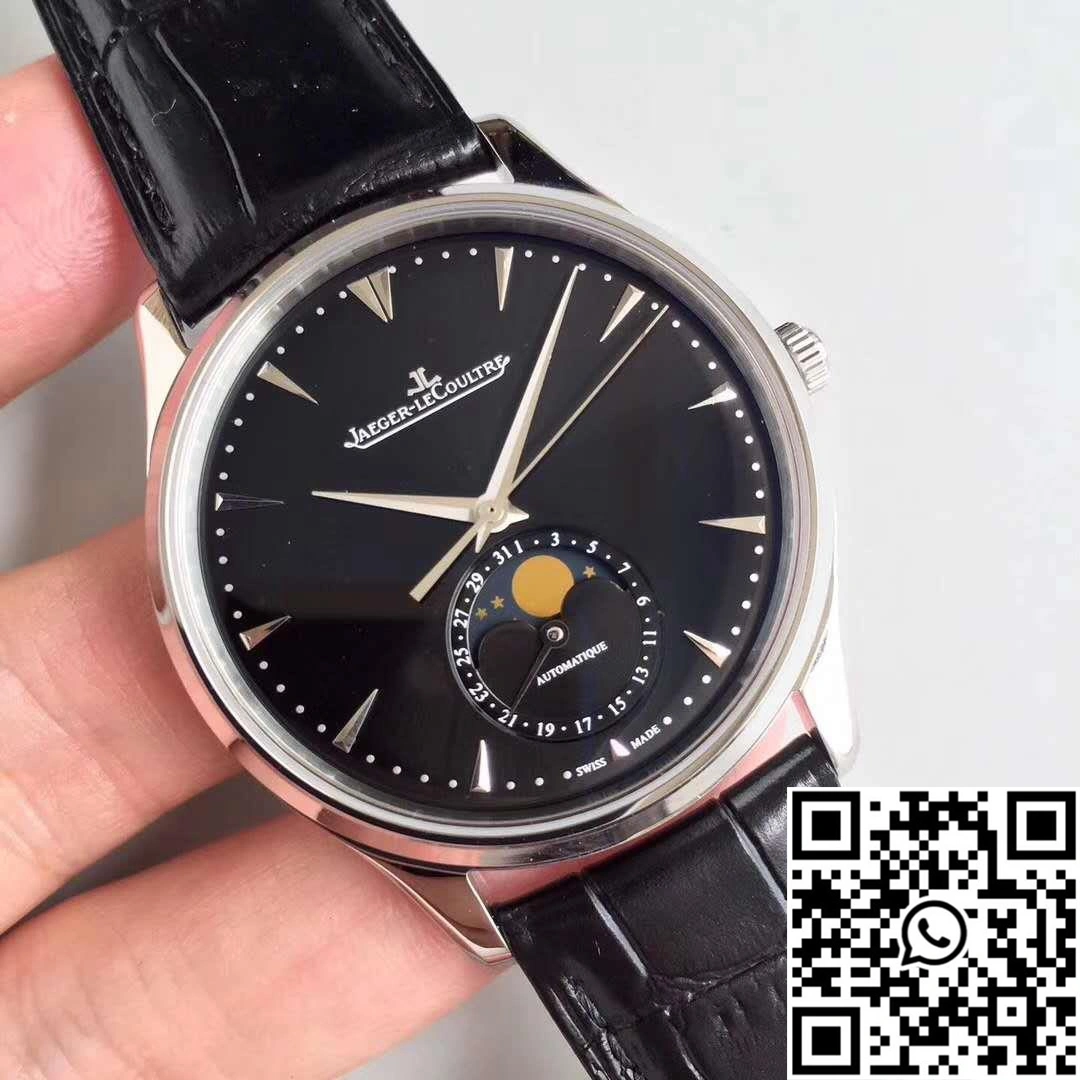 Jaeger-LeCoultre Master Ultra Thin Moon 1368470 ZF Factory Black Dial