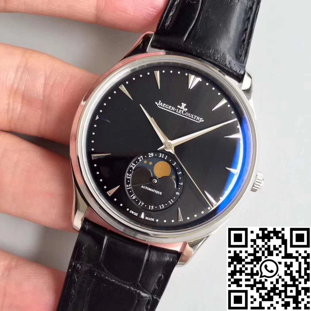 Jaeger-LeCoultre Master Ultra Thin Moon 1368470 ZF Factory Black Dial