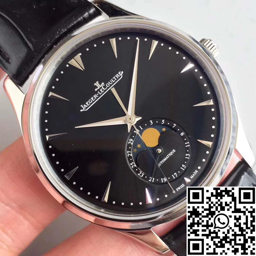 Jaeger-LeCoultre Master Ultra Thin Moon 1368470 ZF Factory Black Dial