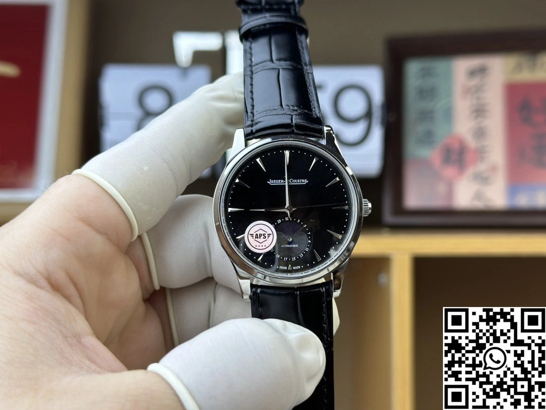 Jaeger LeCoultre Master Ultra Thin Moon 1368471 APS Factory Black Dial
