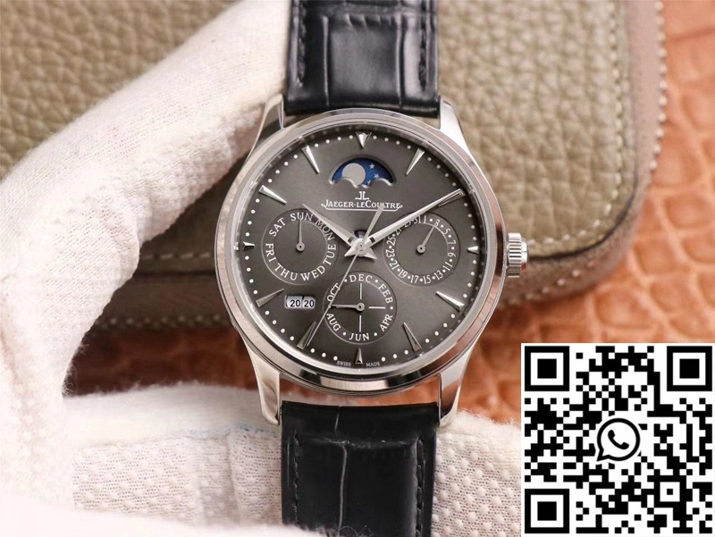 Jaeger-LeCoultre Master Ultra Thin Moon Perpetual Calendar 130354J V9 Factory Gray Dial