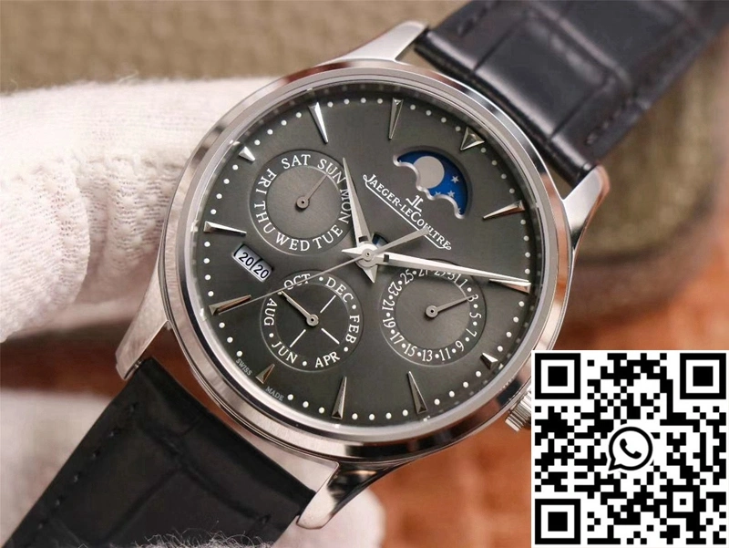 Jaeger-LeCoultre Master Ultra Thin Moon Perpetual Calendar 130354J V9 Factory Gray Dial