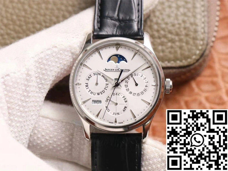 Jaeger-LeCoultre Master Ultra Thin Moon Perpetual Calendar 130842J V9 Factory White Dial
