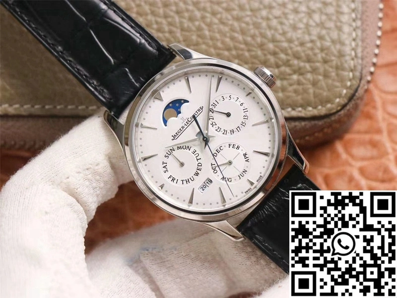 Jaeger-LeCoultre Master Ultra Thin Moon Perpetual Calendar 130842J V9 Factory White Dial