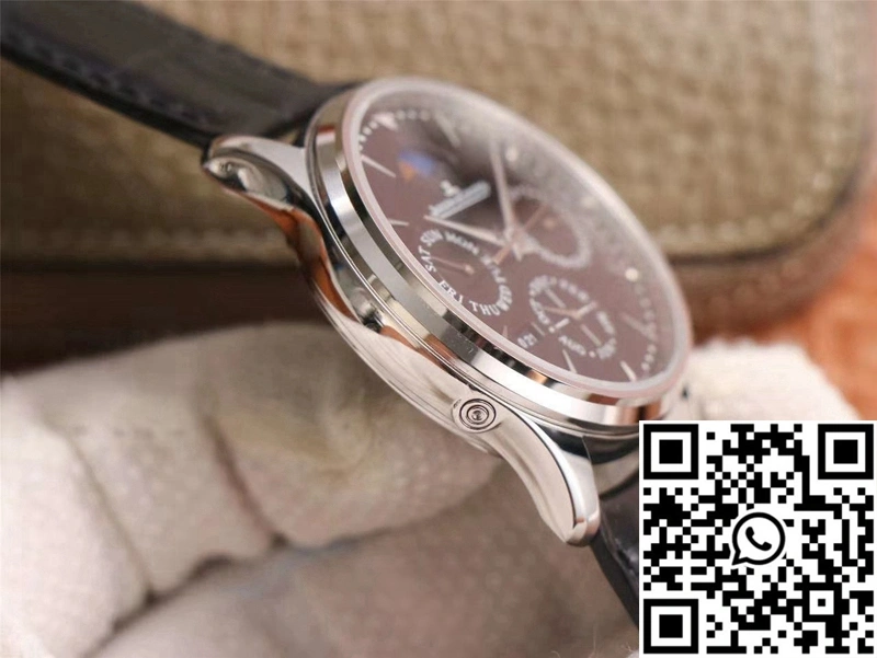 Jaeger-LeCoultre Master Ultra Thin Moon Perpetual Calendar 1308470 V9 Factory Black Dial