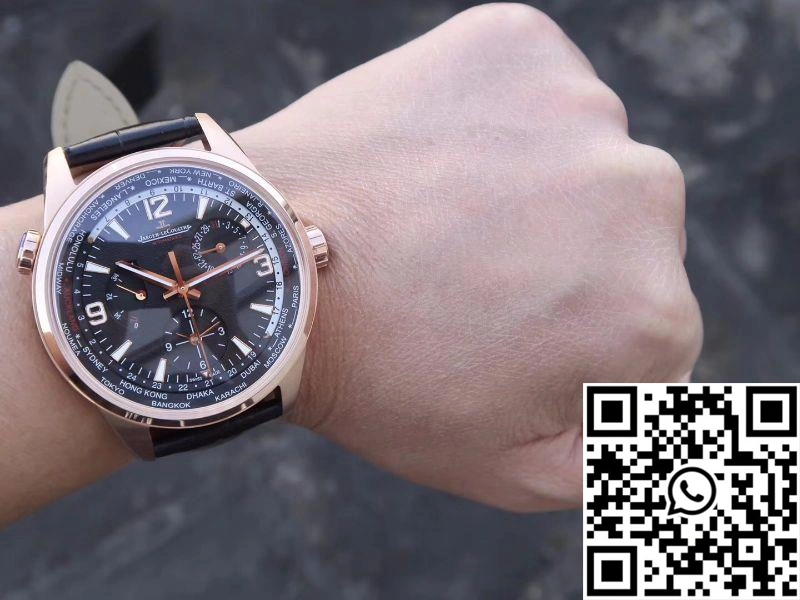 Jaeger-LeCoultre Polaris Geographic Rose Gold 904847J 42MM TWA Factory Black Dial