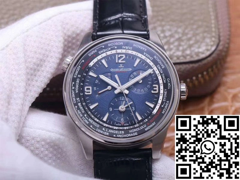 Jaeger LeCoultre Polaris Geographic WT 904847Z ZF Factory Blue Black Gradient Dial