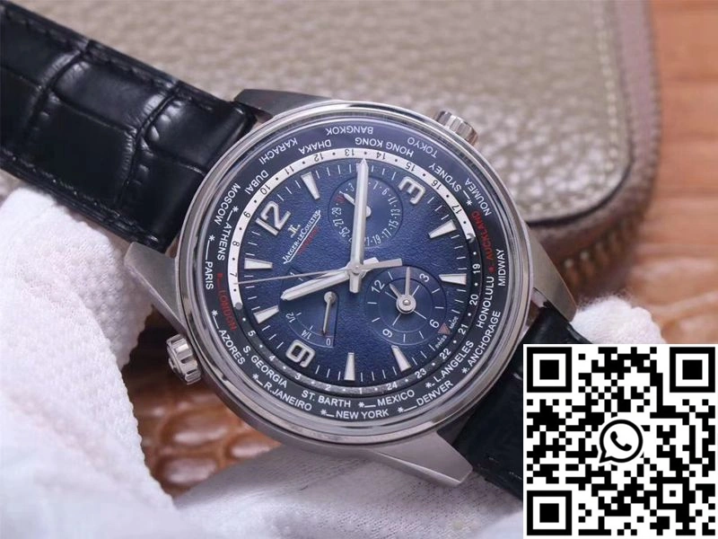 Jaeger LeCoultre Polaris Geographic WT 904847Z ZF Factory Blue Black Gradient Dial