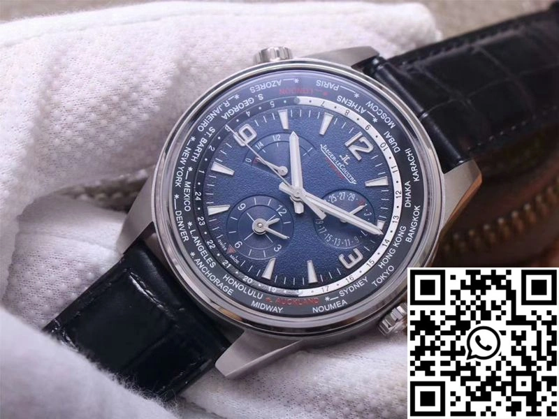 Jaeger LeCoultre Polaris Geographic WT 904847Z ZF Factory Blue Black Gradient Dial