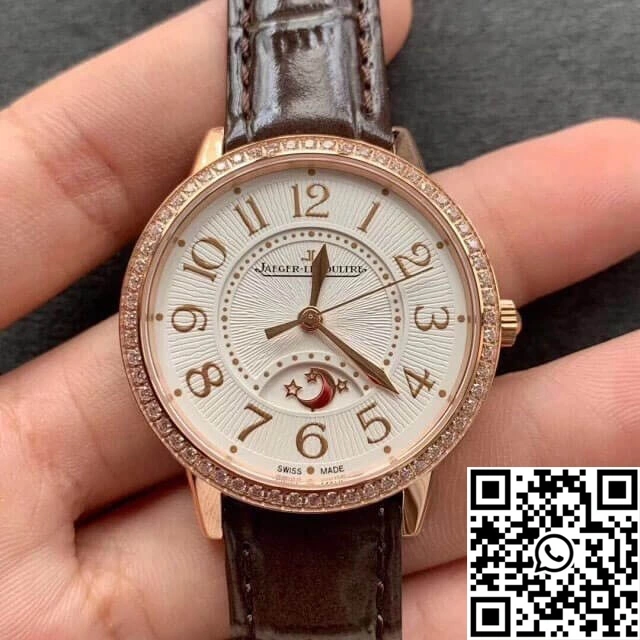Jaeger LeCoultre Rendez Vous 3442440 ZF Factory Rose Gold Silver Dial