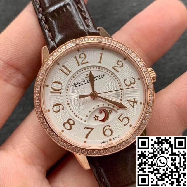 Jaeger LeCoultre Rendez Vous 3442440 ZF Factory Rose Gold Silver Dial