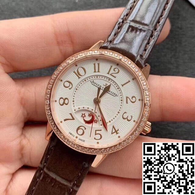 Jaeger LeCoultre Rendez Vous 3442440 ZF Factory Rose Gold Silver Dial
