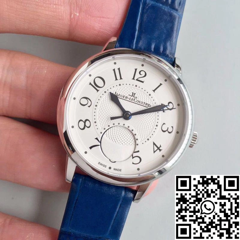 Jaeger-LeCoultre Rendez-Vous 3448420 Blue Leather Strap White Dial