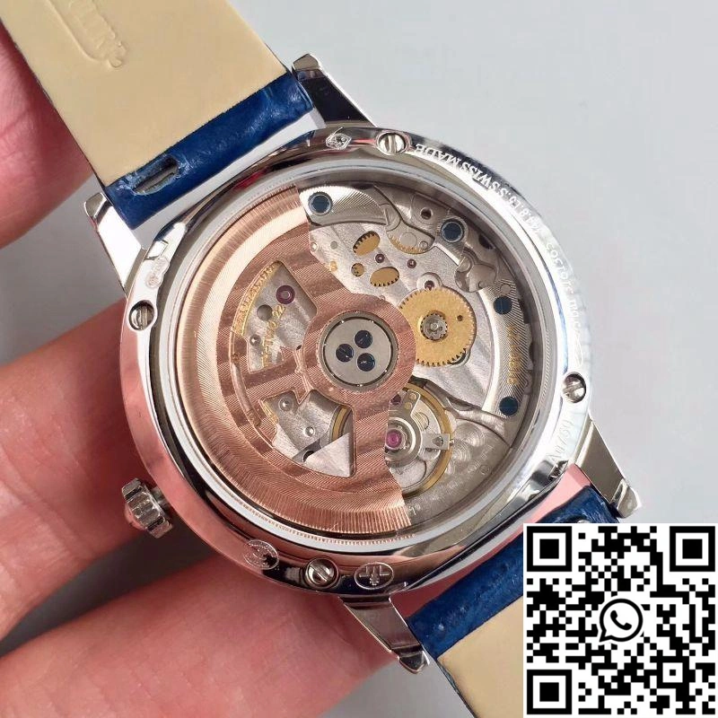 Jaeger-LeCoultre Rendez-Vous 3448420 Blue Leather Strap White Dial