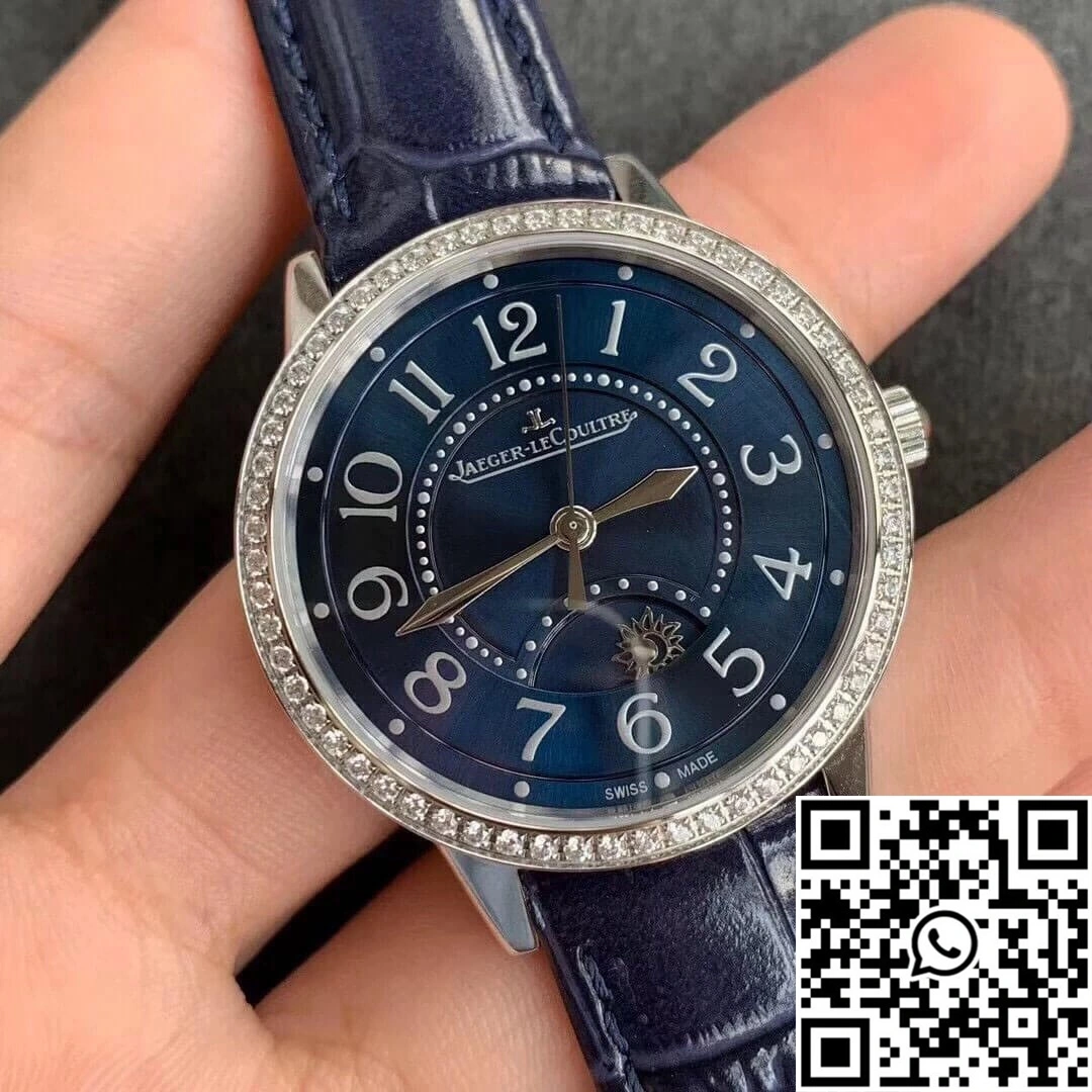 Jaeger LeCoultre Rendez Vous 3448480 ZF Factory Diamond Blue Dial