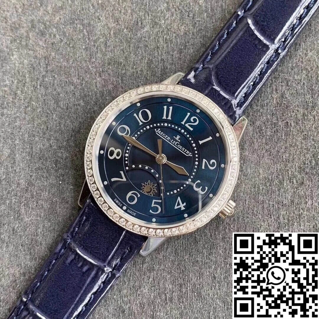 Jaeger LeCoultre Rendez Vous 3448480 ZF Factory Diamond Blue Dial