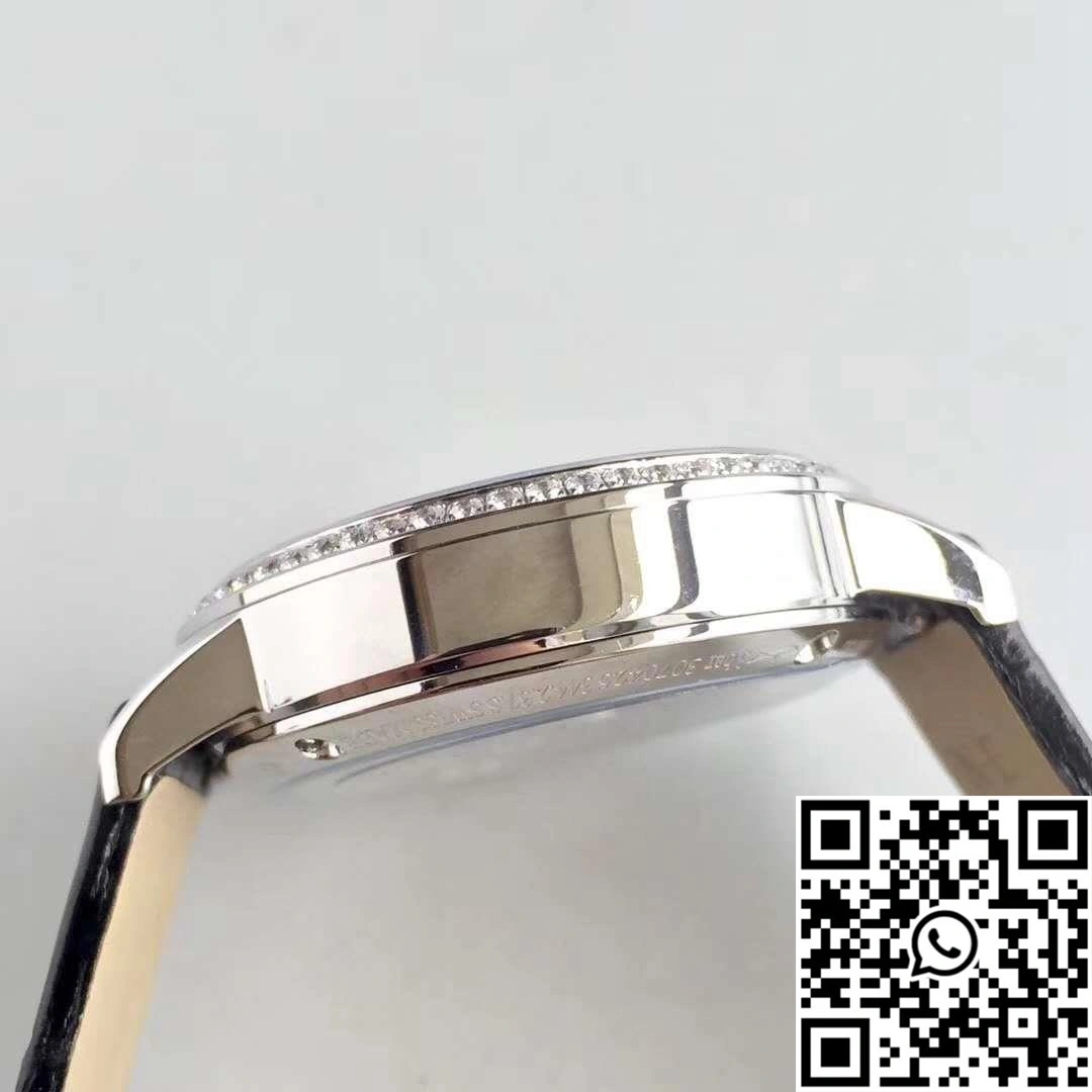 Jaeger-LeCoultre Rendez-Vous 3612420 Black Leather Strap White Dial