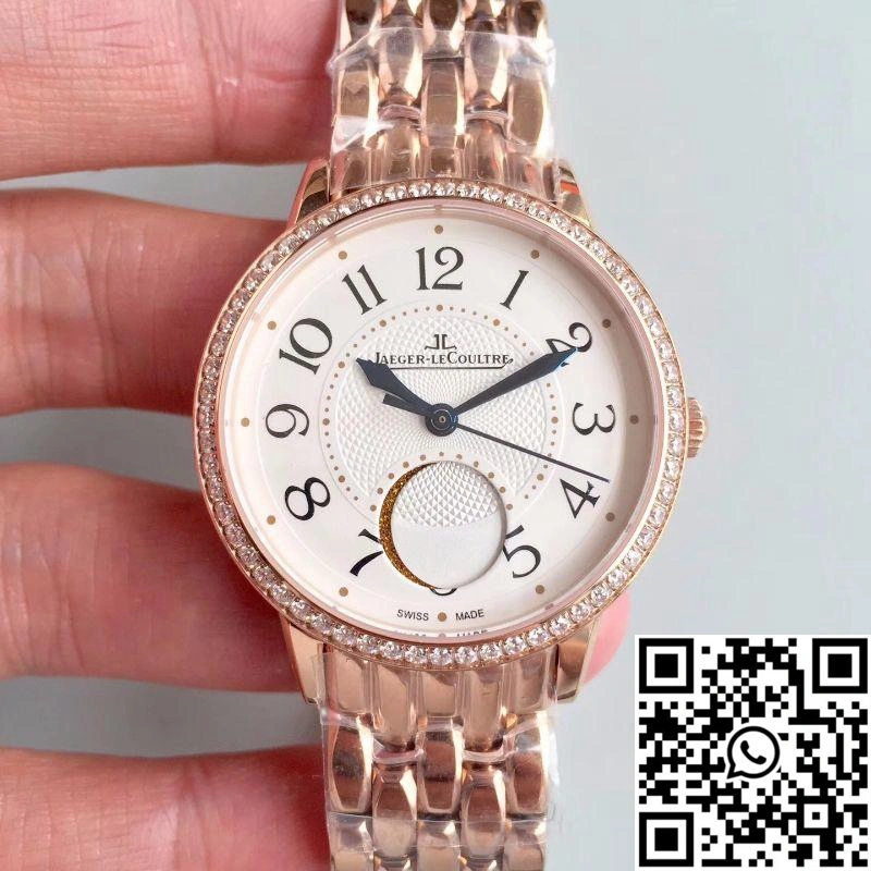 Jaeger-LeCoultre Rendez-Vous 3612420 Rose Gold Case White Dial